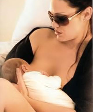 angelina jolie shower